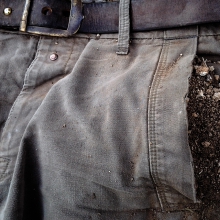 Tasche voller Erde